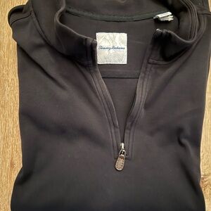 Tommy Bahama Black Half-Zip Sweater